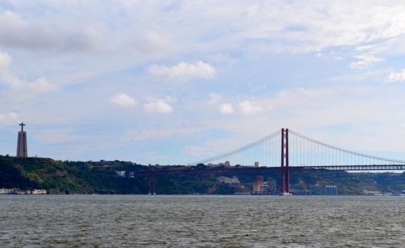This bridge across the Tagus River leading out of Lisbon.